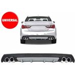 Niken 43597080 Vw Polo 6R Uyumlu Arka Tampon Altı Difüzör Gri 2009-2017 Arası