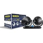 Niken Araç Içi Vantilatör Çift Başlı Küçük 24VOLT 4 Inç Niken
