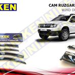 Niken Dacia Duster 2010 Rüzgarliği 4 Kromlu Cam