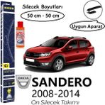 Niken Dacıa Sandero Ön Silecek Takımı (2008-2014) Hediye!!! Autokit Konsantre Cam Suyu