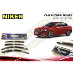 Niken Fiat Linea Kromlu Cam Rüzgarlığı