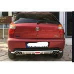 Niken Fiat Palio Uyumlu Arka Tampon Altı Difüzör Siyah Tüm Modeller