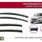 Niken Ford Fiesta 2009 Kromlu Cam Rüzgarlığı