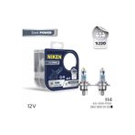 Niken H4 12V 60/55W Halojen Ampul Dark Power P43T Gün Işığı