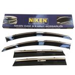 Niken Honda Cr-V 4'lü Set 2018-2021 Kromlu Cam Rüzgarlığı