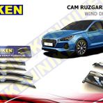 Niken Hyundai I30 2017 Sonrası Kromlu Cam Rüzgarlığı