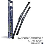 Niken Kango 2-Expres 2-Citan 2008-Araca Özel Silecek 11 - Siyah