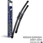 Niken Nissan Qashqai 2007-2014 Araca Özel Silecek Drstr - Siyah