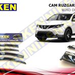 Niken Nissan Qashqai 2014 Rüzgarliği 4 Kromlu Cam