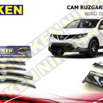 Niken Nissan Qashqai 4 2014 Sonrası Kromlu Cam Rüzgarlığı
