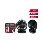 Niken Oto Vantilatör Küçük Tekli 12V 4 İnch Çakmak Girişli