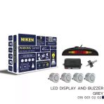 Niken Park Sensörü LED Ekran Ses Ikazlı Gri 22MM