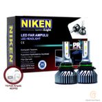 Niken Pro Serisi Xenon Zenon H11 6500K-Slim Fan Flip Led