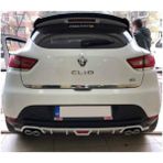 Niken Renault Clio 4 Uyumlu Arka Tampon Altı Difüzör Gri 2012-2019 Arası