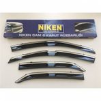 Niken Renault Megane 4 HB 2016 Sonrası Kromlu Cam Rüzgarlığı