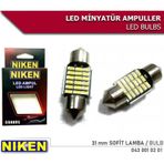 Niken Sofit Led Canbus 31Mm-36Mm-39Mm İç Tavan Plaka T10 2 Adet
