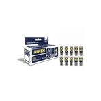 Niken T10 Turuncu,12-24V, Park ve Plaka Lambası için,LED Minyatür Ampul, 10 Adet Set