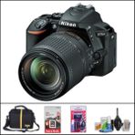 Nikon D5500 + 18-140 mm Vr Lens Dslr Fotoğraf Makinesi (Çanta + 32 GB Sd Kart + Temizlik Kiti ) - Siyah