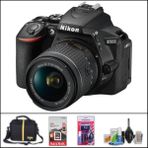 Nikon D5600 + 18-55 mm Vr Lens Dslr Fotoğraf Makinesi - Siyah