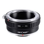 Nikon Fuji X Adaptörü, K & F Concept Objektif Adaptörü, Nikon AI/F Mount Lens to Fujifilm X Serisi Mirrorless FX Mount Kamera Adaptörü Fuji XT2 XT20 XE3 XT1 X-T2 için