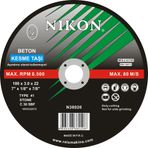 Nikon N38020 180x3x22mm Düz Beton Kesme Taşı