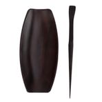 Nikou Çin Çay Seti, Ahşap Gevşek Çay Kepçe Çay Kaşığı Çay Töreni Aksesuarları Teaware Malzemeleri Alet Kiti Çay Matcha Yapımı Için(Ebony)