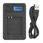 Nikou Pil şarj cihazı NB-4L/8L LCD tek yuva pil şarj cihazı USB 5 V 1-2 A 10 W