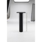 NİKSA METAL Boru Orta Ayak Siyah-14cm-Modern Metal Mobilya Baza Ayağı-Koltuk Kanepe Berjer Ayak-Ünite Sehpa Ayak