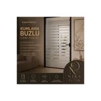 NIKSSTORE CAM KUMLAMA FOLYOSU BUZLU CAM FİLMİ OFİS-EV-MUTFAK-PENCERE-CAM-BALKON-DUŞAKABİN