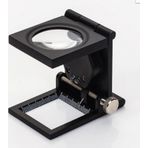 Nikula 10X Katlanır Sayaçlı Metal Lüp 28Mm 2 Led Işıklı Büyüteç Tekstil