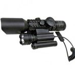 Nikula 3-10x42 M9 Tüfek Lazeri Zenon Fenerli Zoomlu Av Tüfeği Dürbünü