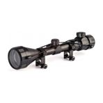 Nikula 3-9x50 Zoomlu Keskin Nişancı Dürbünü Kırmızı-Yeşil Işık Siyah