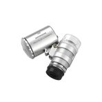 Nikula 60X Mini Cep Mikroskop Led+Uv Işık Kuyumcu Antikacı Büyüteç 9882