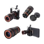 Nikula 8x Zoom Telefon Kamera Lensi - Mini El Dürbünü - Geniş Açı