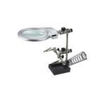 Nikula Mg16129-b Masaüstü Işıklı Büyüteç Yardımcı El Lehimleme Standı 130mm