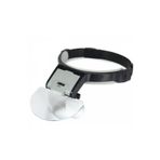 Nikula Mg81001-B2 Çift Lens Takmalı 5 Lensli Led Işıklı Şapka Tip Büyüteç