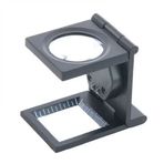 Nikula Th-9005b 25 x 25 mm Full Çelik Kaplı Katlamalı Büyüteç