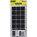 Nil Avm Pacific 6030 Bl Yapışkanlı Keçe 30 mm x 30 mm Siyah