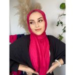 Nil Butik Bambu Kraş Şal - Fuşya
