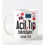 Nil Hediye Acil Tıp Teknisyeni Temalı Kupa