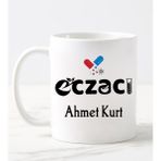 Nil Hediye Eczacı Temalı Beyaz Kupa Bardağı