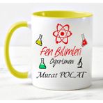 Nil Hediye Fen Bilimleri Öğretmeni Temalı Kupa