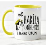 Nil Hediye Harita Mühendisi Temalı Kupa