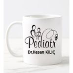 Nil Hediye Pediatri Temalı Beyaz Kupa