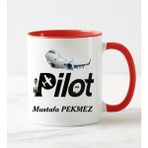 Nil Hediye Pilot Temalı Kupa