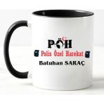 Nil Hediye Polis Özel Harekat Pöh Bardağı Siyah