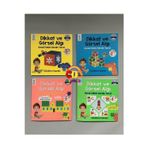 Nil Oyuncak Dikkat Ve Görsel Algı Eğitim Seti (Bilsem Hazırlık) (4 Kitap)