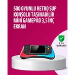 Nilavia 500 Oyunlu 35” Elde Taşınabilir Mini Oyun Konsolu – Şarjlı Tv Bağlantılı - AL002A-61WEP1