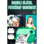 Nilavia Çocuklar Için Özel Fotoğraf Makinesi Printer Kamera Taşınabilir Hd - AL002A-61YXJ6 - Çok Renkli