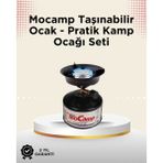 Nilavia Dayanıklı Paslanmaz ve Yüksek Isı Dayanımlı Kamp Ocağı – Uzun Süreli Kull - AL002A-61XRB - Çok Renkli